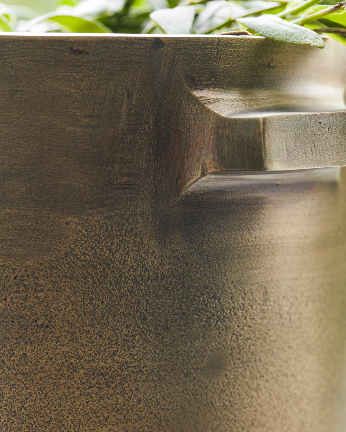 Blumentopf, HDFoem, Antikes Messing h: 24 cm, d: 20 cm