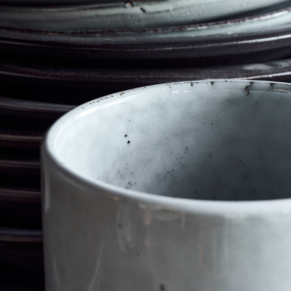 Krug, HDRustic, Grau;Blau h: 15 cm, d: 12 cm