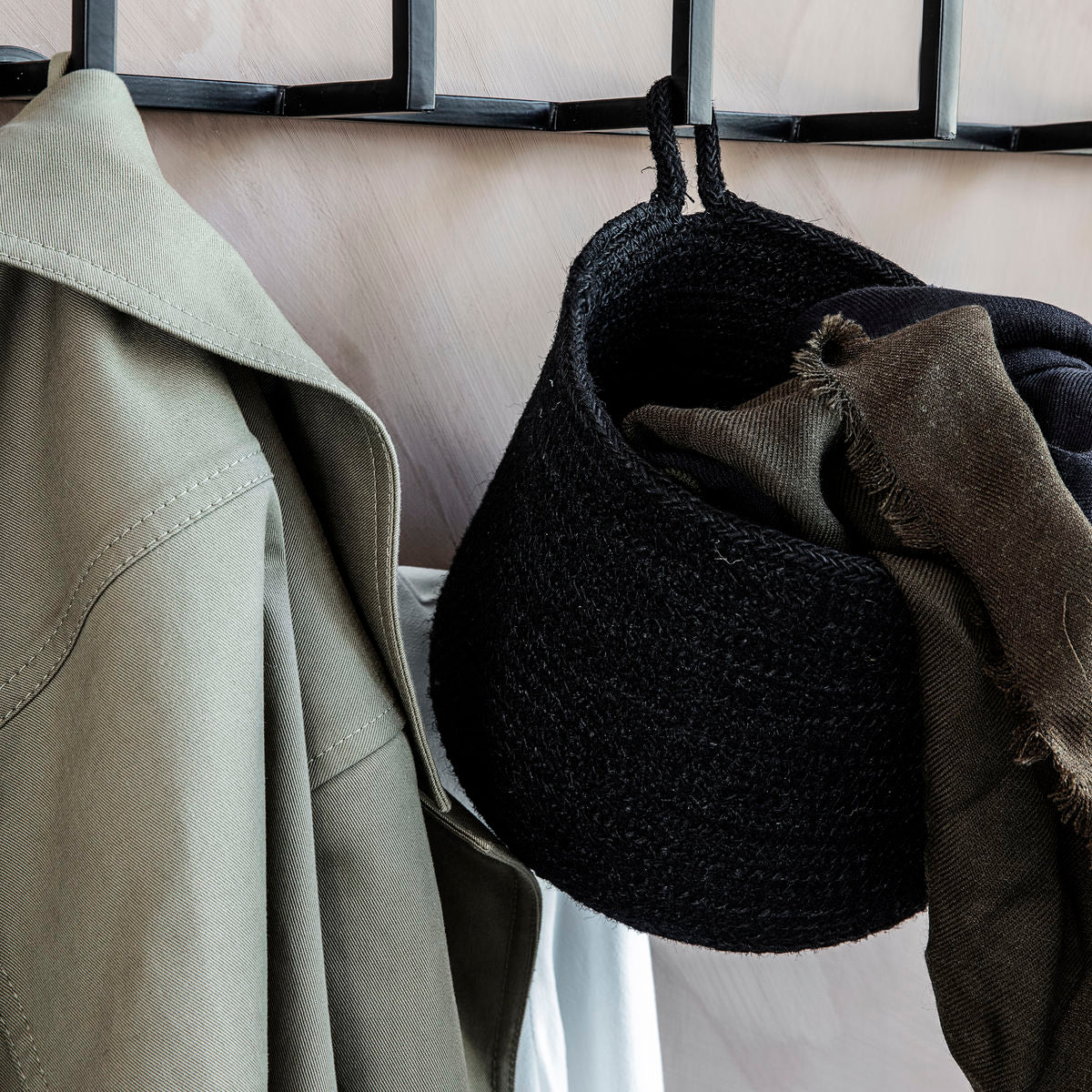 Korb, HDHang, Schwarz h: 16 cm, d: 18 cm