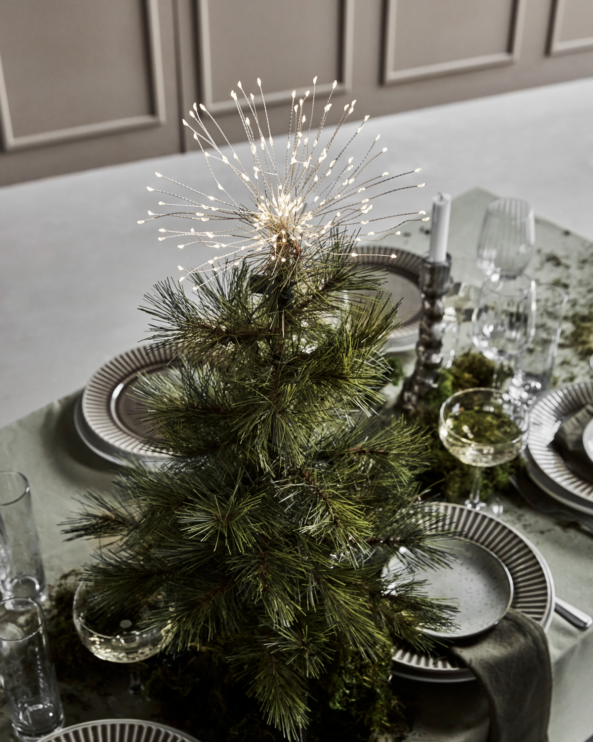 Top Star m. LED, HDGlow, Silber Ausführung