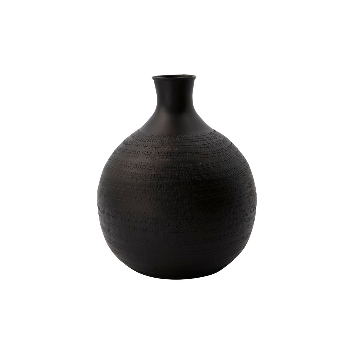 Vase, HDReena, Braun h: 25 cm, dia: 20 cm