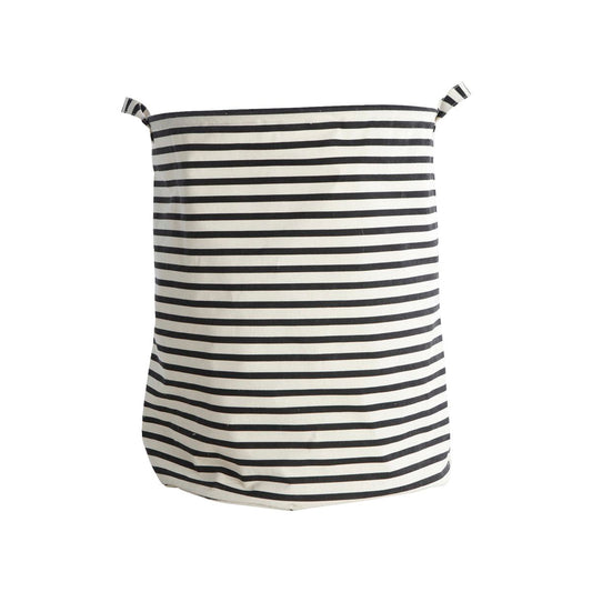 Laundry Bag Stripes Black