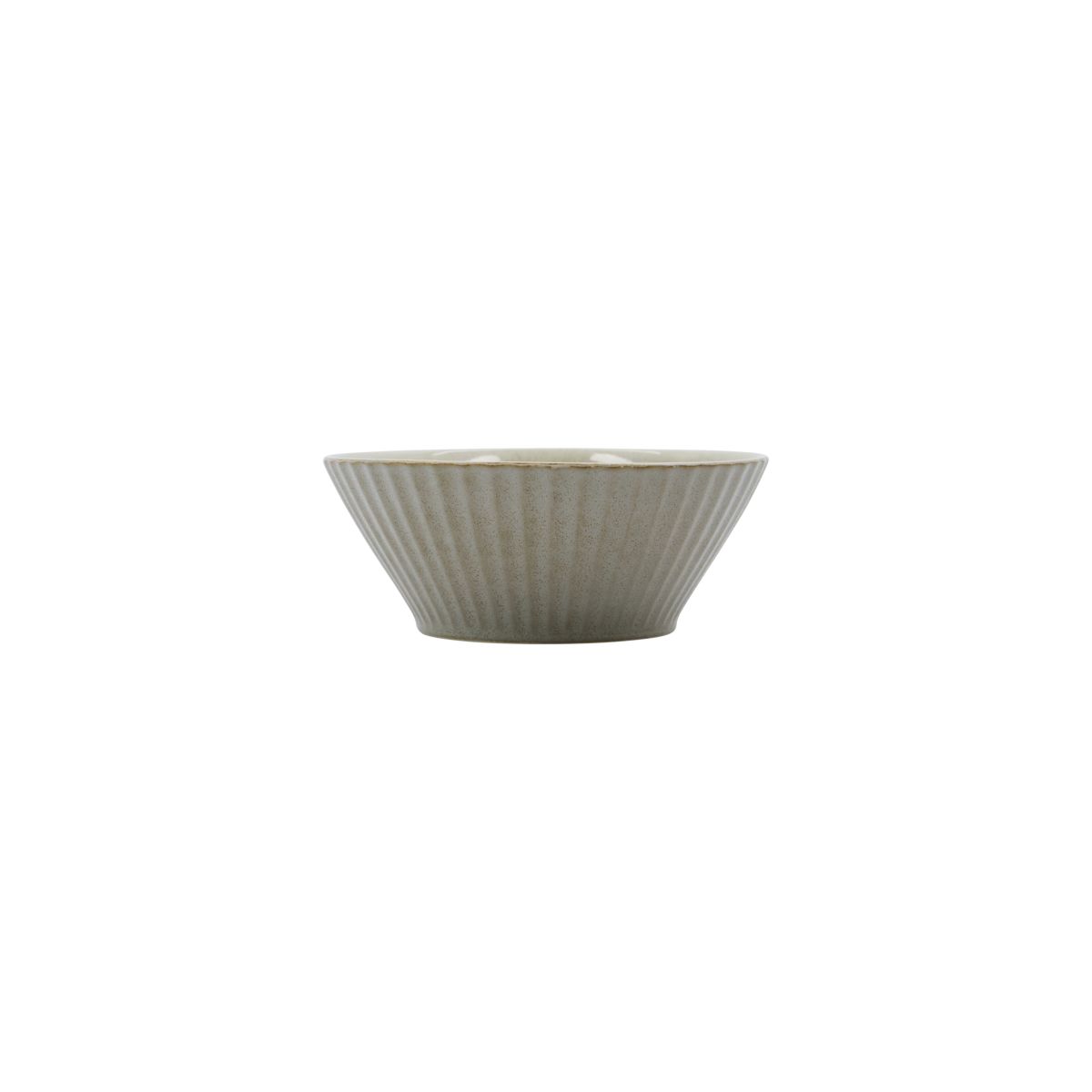 Schüssel, HDPleat, Grau/braun h: 6 cm, dia: 15 cm