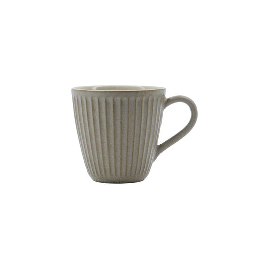 Tasse, HDPleat, Grau/braun h: 9 cm, dia: 9 cm