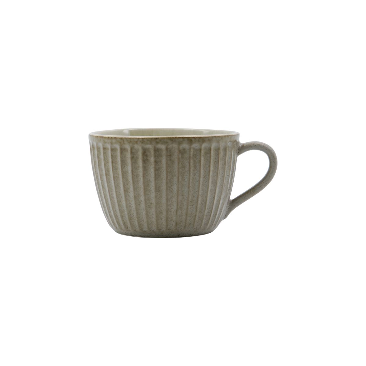 Tasse, HDPleat, Grau/braun h: 7 cm, dia: 10.5 cm