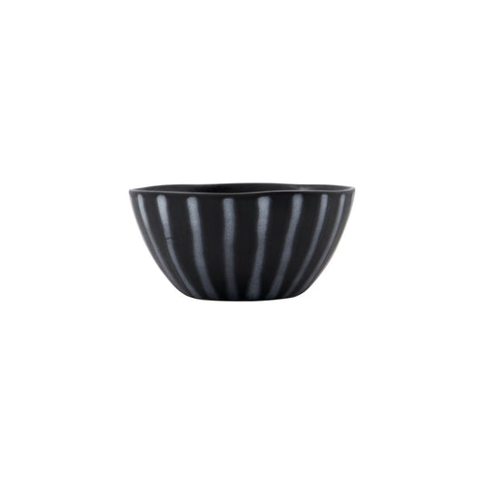 Schüssel, HDLine, Schwarz/Braun h: 6 cm, dia: 12 cm