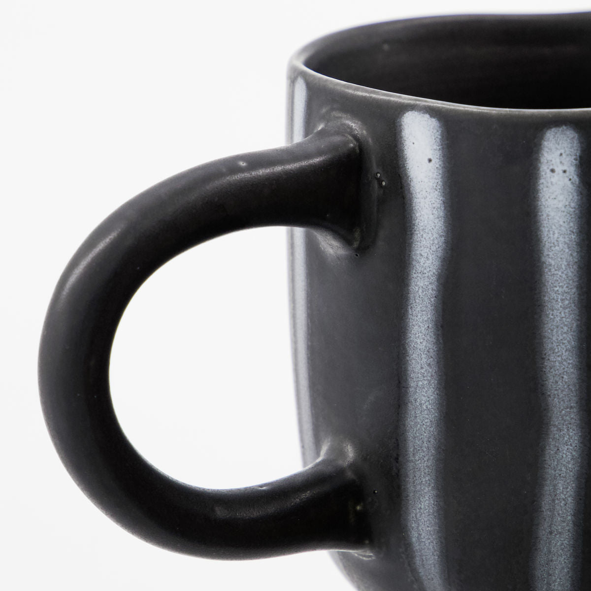 Tasse, HDLine, Schwarz/Braun h: 8 cm, dia: 8.7 cm