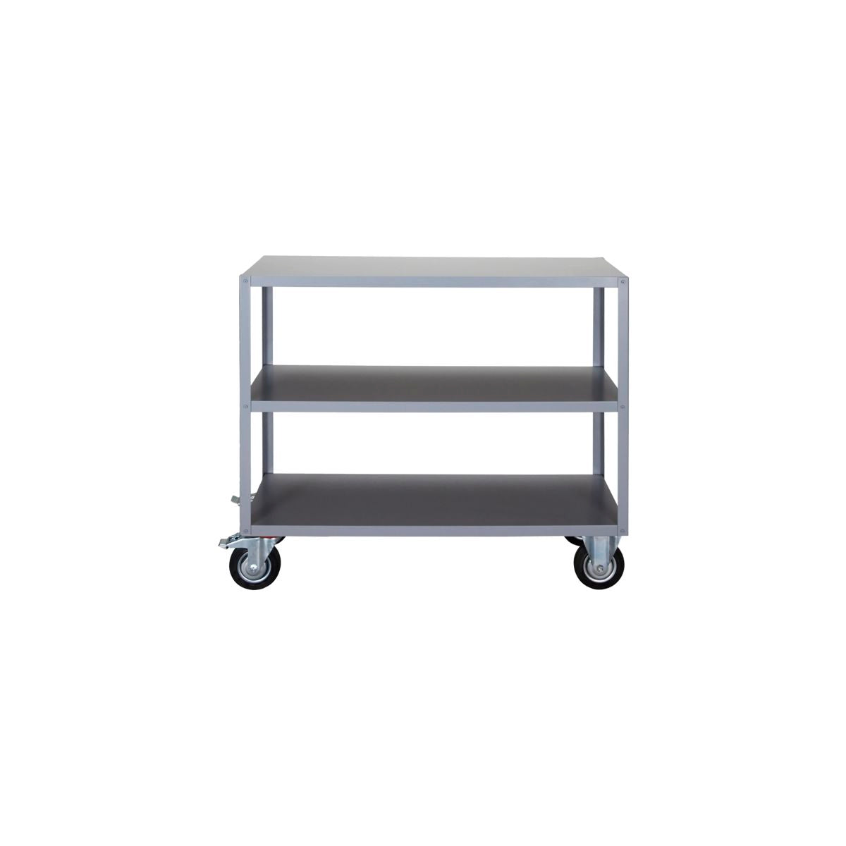 Regal mit 4 Rollen, HDTrolley, Grau l: 120 cm, w: 45 cm, h: 101 cm