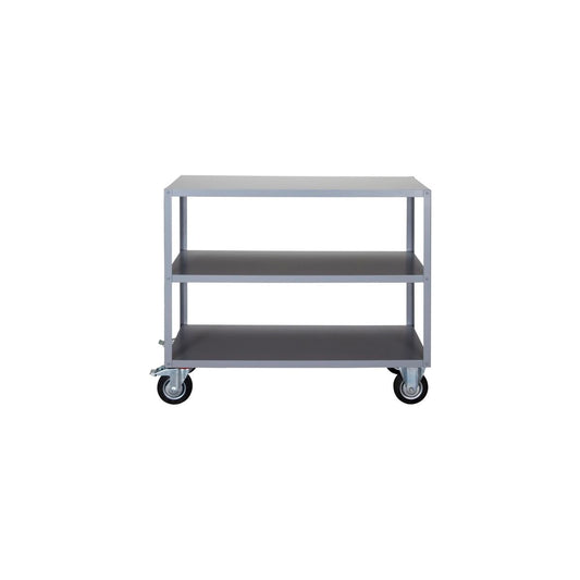 Regal mit 4 Rollen, HDTrolley, Grau l: 120 cm, w: 45 cm, h: 101 cm