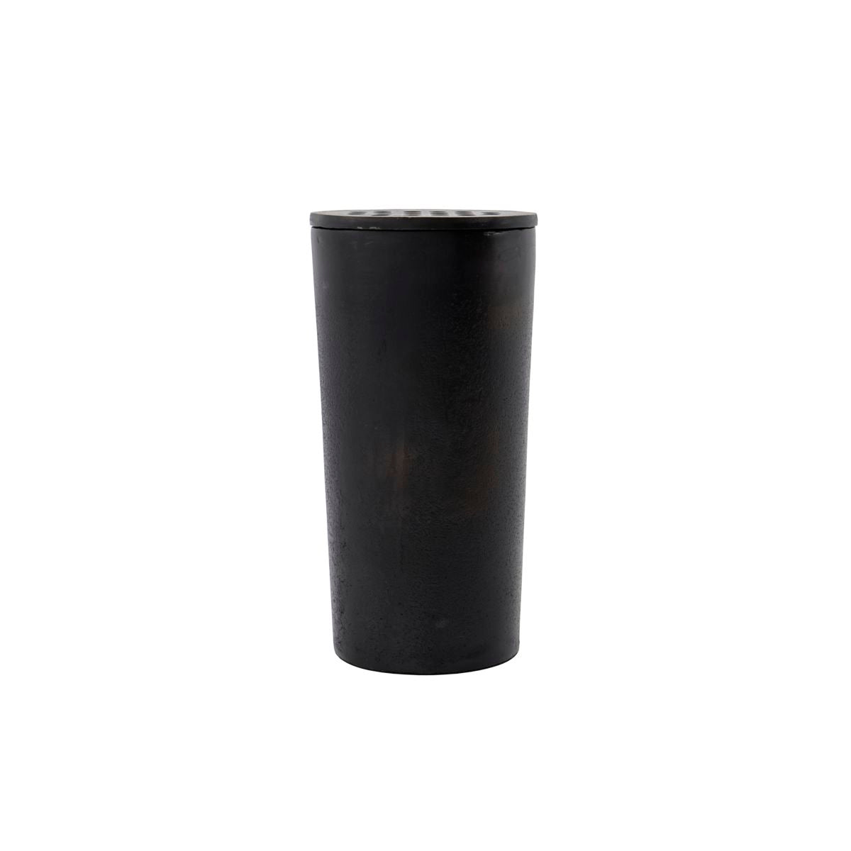 Vase, HDFlow, Messingbraun h: 18 cm, dia: 9 cm