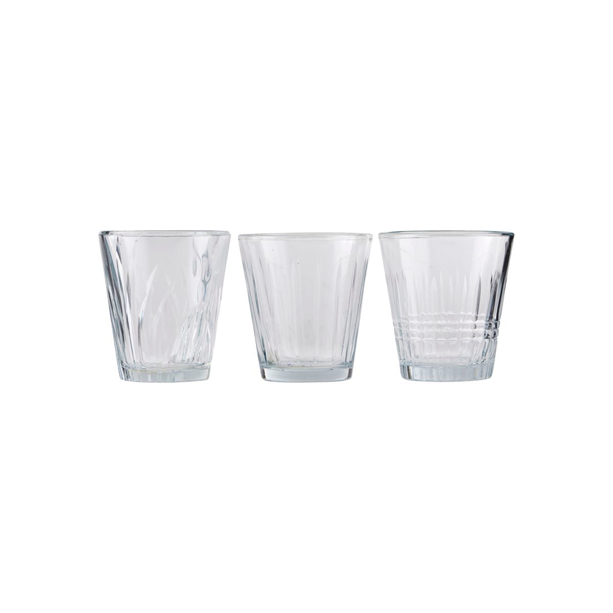 Glas, HDVintage, Klar h: 8.5 cm, dia: 7.5 cm