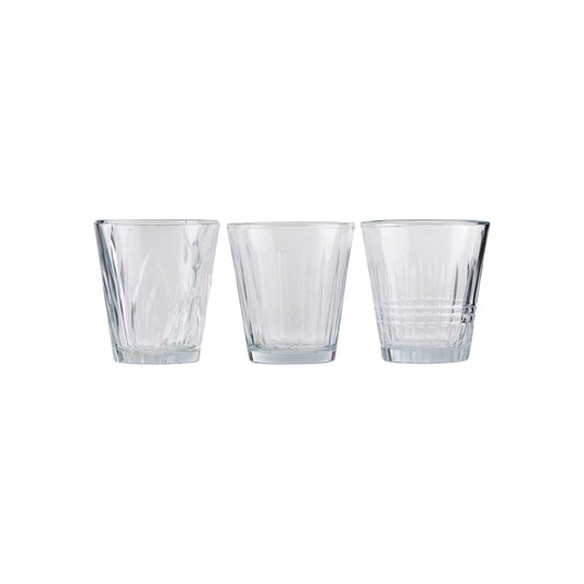 Glas, HDVintage, Klar h: 8.5 cm, dia: 7.5 cm