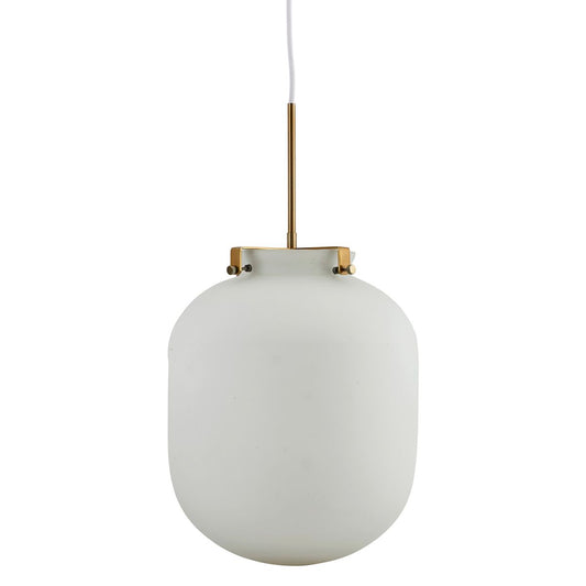 Lampe, Ball, Weiß h: 35 cm, Ø 30 cm